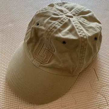 00s Gap 올드 갭 G 로고 와펜 캡 베이지 M/L
