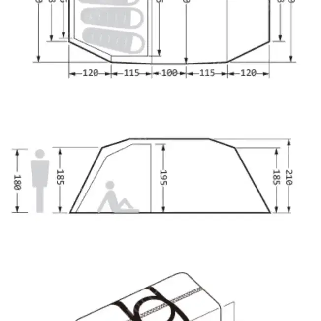 노스피크 옐로우스톤 ex3.0