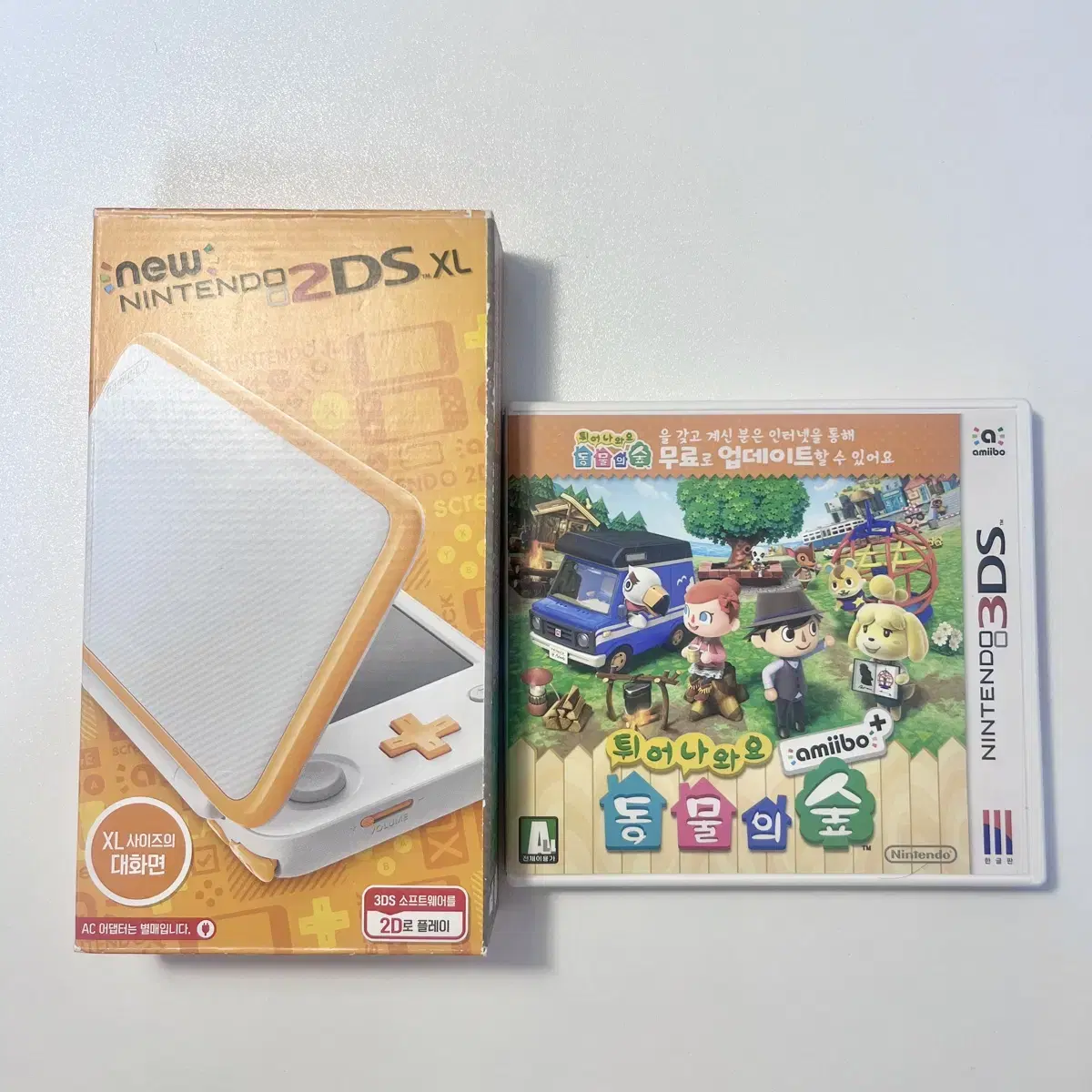 (판매완료)닌텐도 2DS XL + 튀동숲 칩