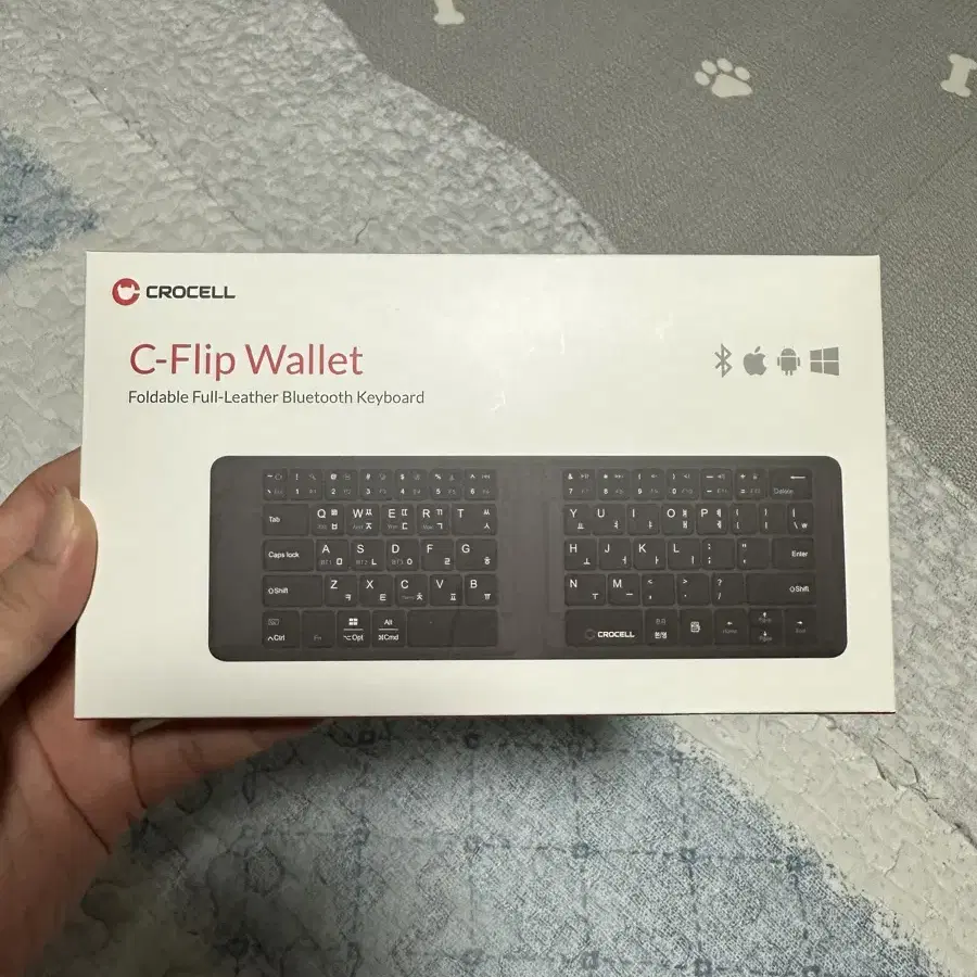 크로셀 C-Flip Wallet 블루투스 키보드