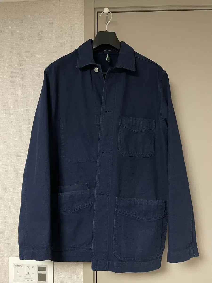 드레익스 Navy Cotton Duck Canvas Five-Pocket