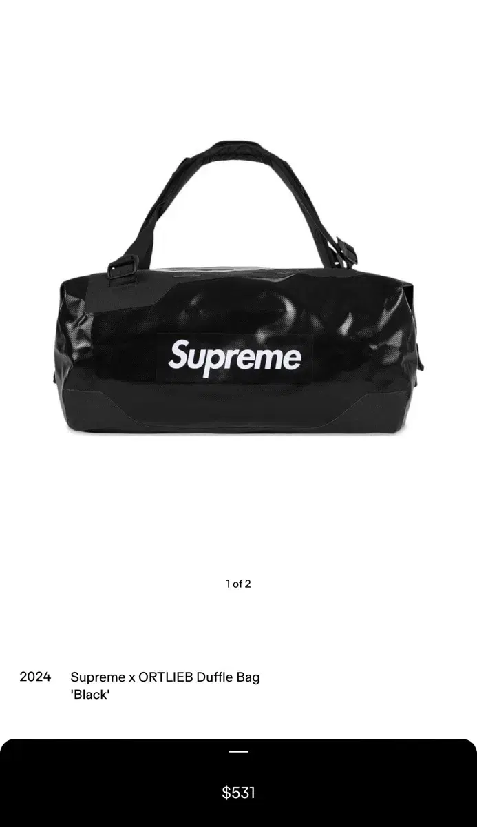 supreme duffle bag (2ways-backpack) 판매