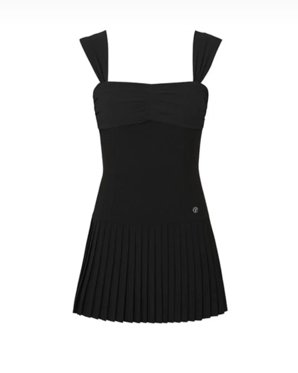 페인오어플레져 메리 플리츠 MERRY PLEATS DRESS black