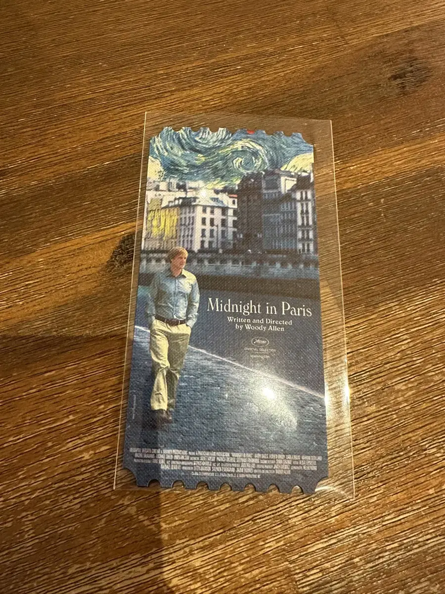 Midnight in Paris Original Ticket