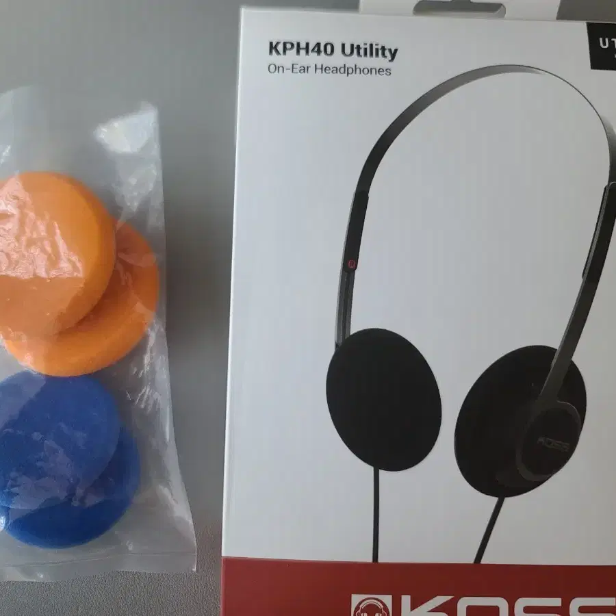 Koss KPH40 유틸리티 + 약시 패드