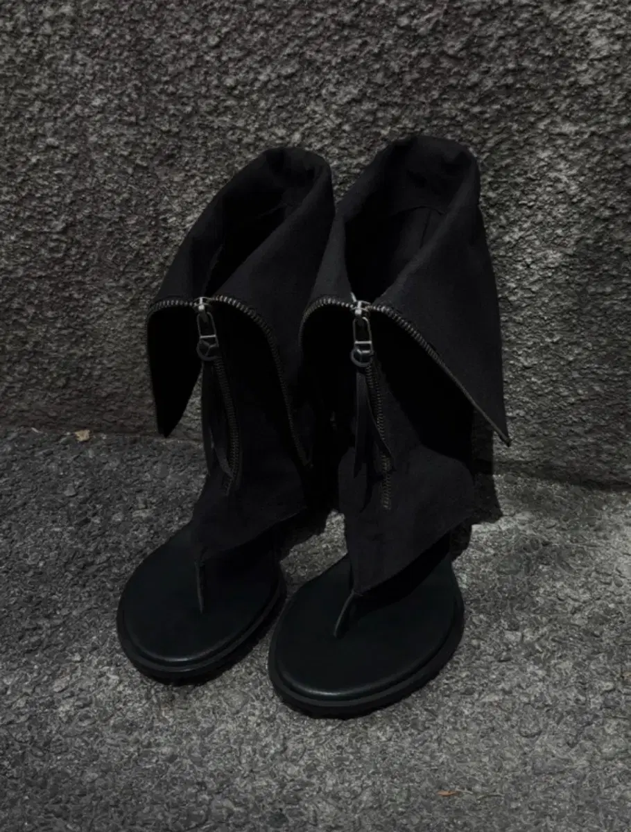 보헤미안서울 ECLIPSE LINEN FLIP FLOP BOOTS 255