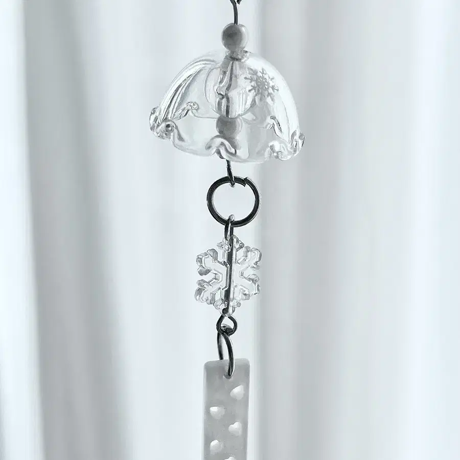 Winter Jellyfish Keyring