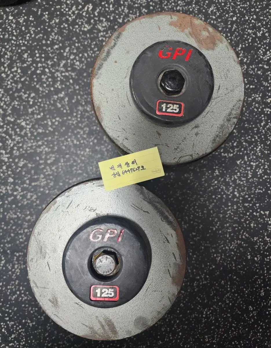 GPI Heavy Duty Dumbbell 125 lbs