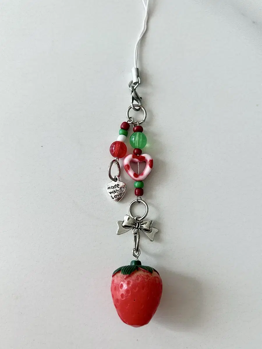 Strawberry keyring