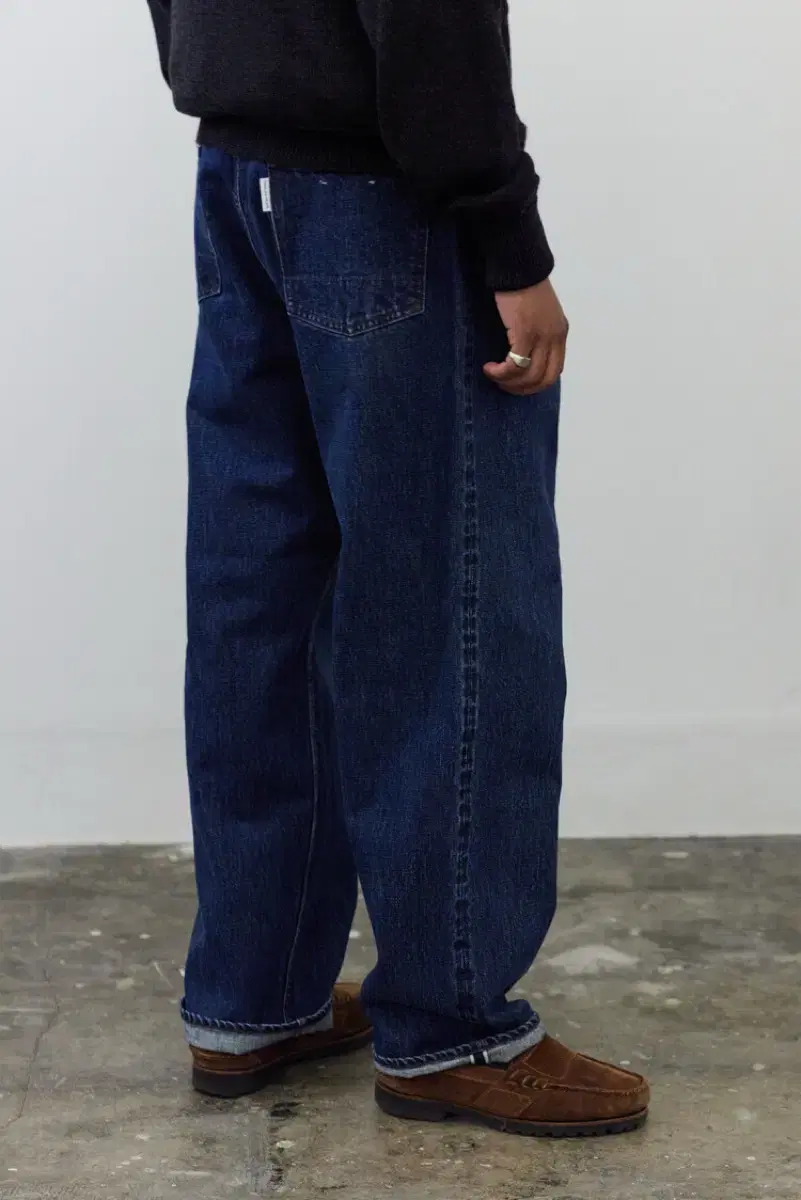 (L) Ends and means 5pk denim wahsed 중청