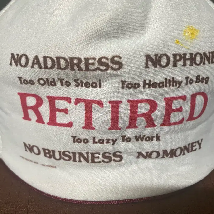 Retired vintage trucker cap