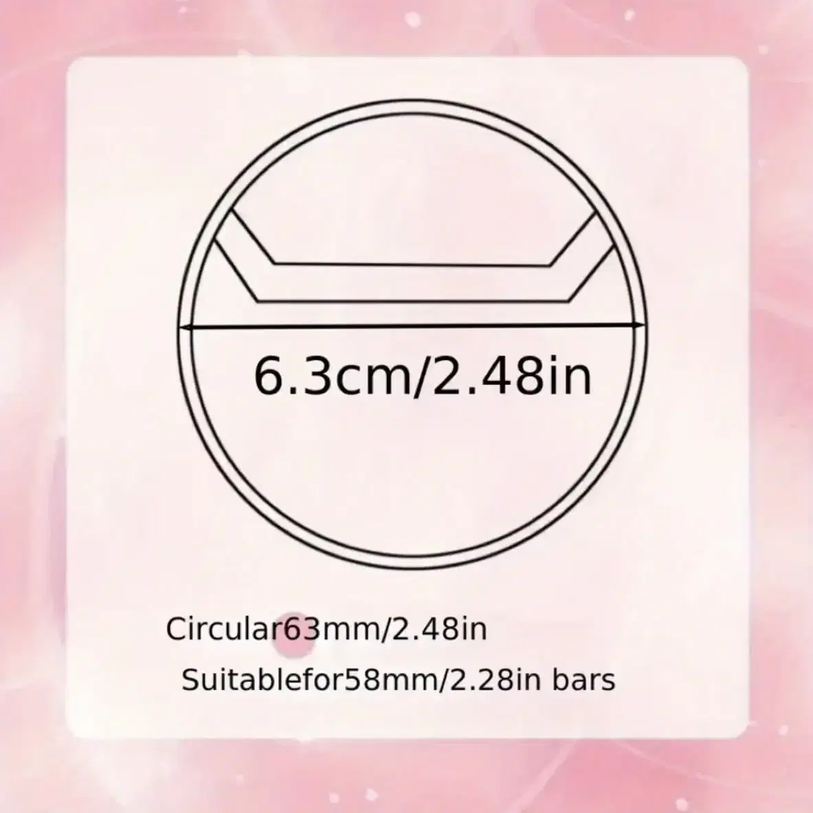 캔뱃지 투명 pvc 커버 58mm 5장 세트