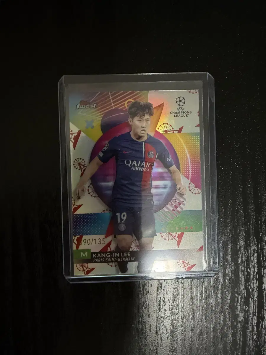 topps finest 이강인 축구카드(90/135)