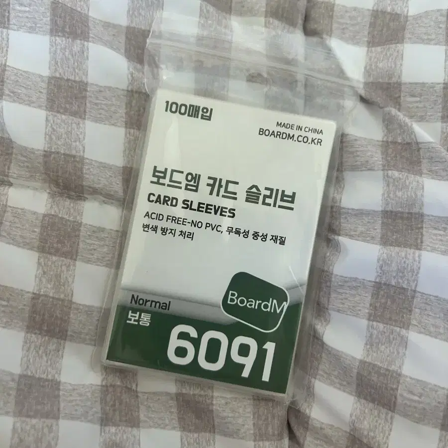 보드엠 포토 카드 슬리브 6091 100매