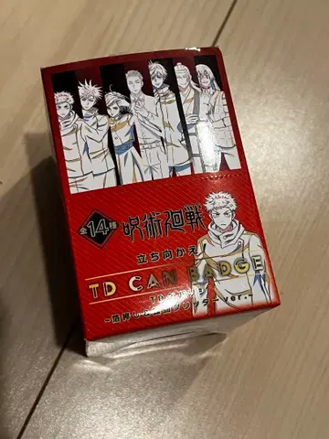 [미개봉] 주술회전 한정판 트레이딩 캔뱃지 스탠딩 금박 & 선화 글리터