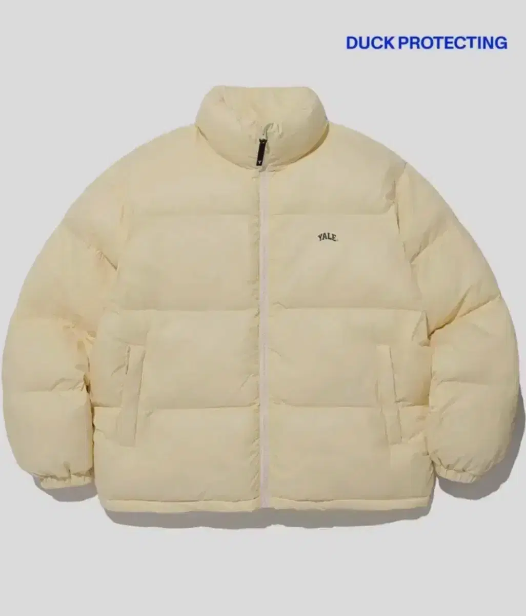 Half-priced Delivery Yale Daily Short Puffer Padding Ivory Yellow Short Padding