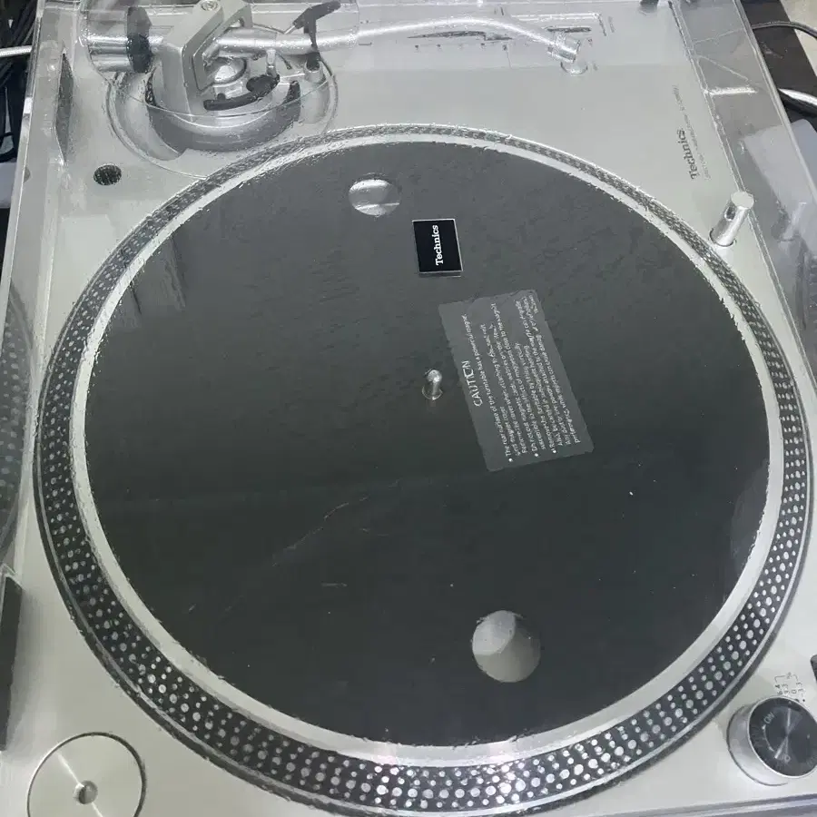 Technics sl 1200 mk7 실버 민트급 더스트 분리형