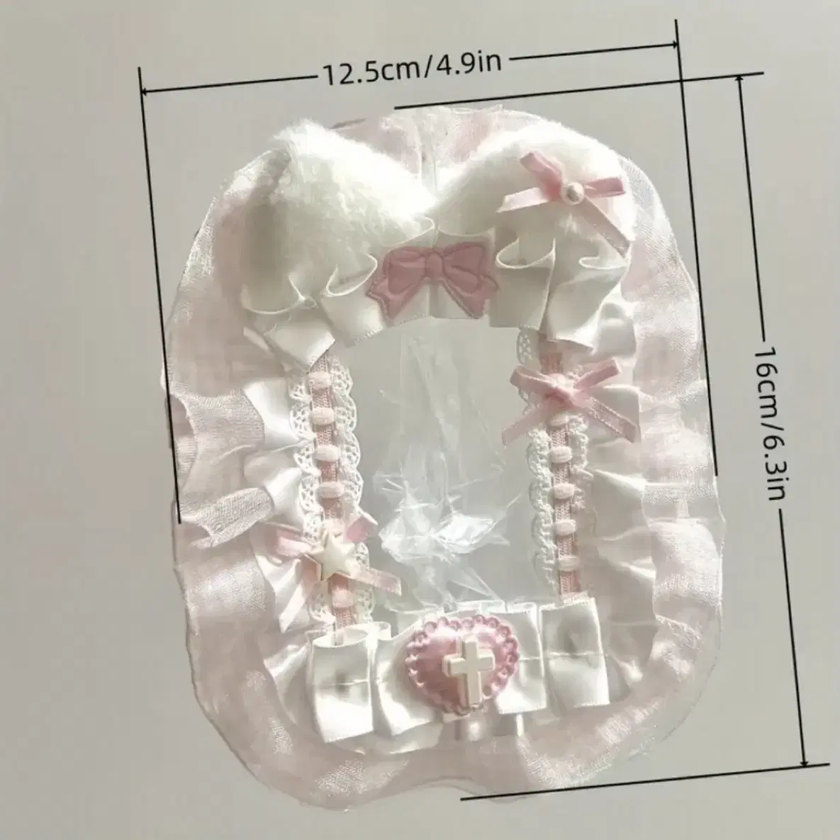 레이스 고양이귀 포카 홀더 탑로더 탑꾸