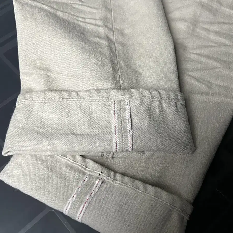 RRL 더블알엘 SLIM NARROW OFF-WHITE SELVEDGE