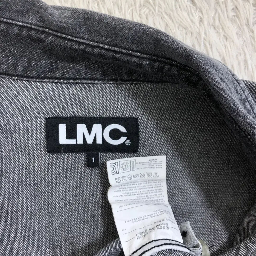 LMC 흑청 데님 셔츠/#1002