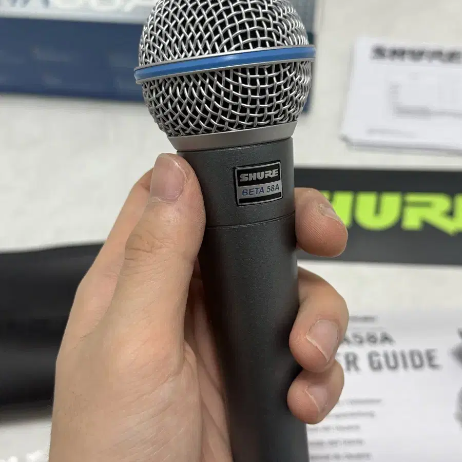 SHURE BETA58 A 슈어 보컬용 유선 마이크