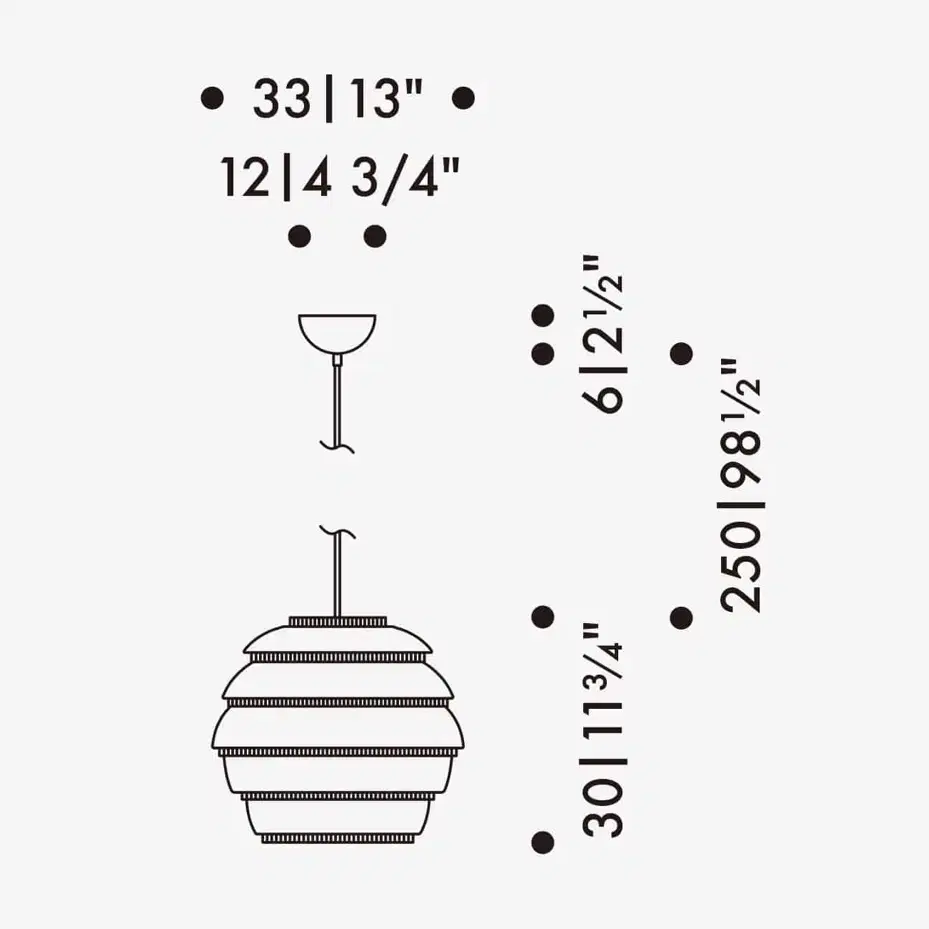 아르텍  A331 Beehive 비하이브 팬던트 조명 (루밍 구입)