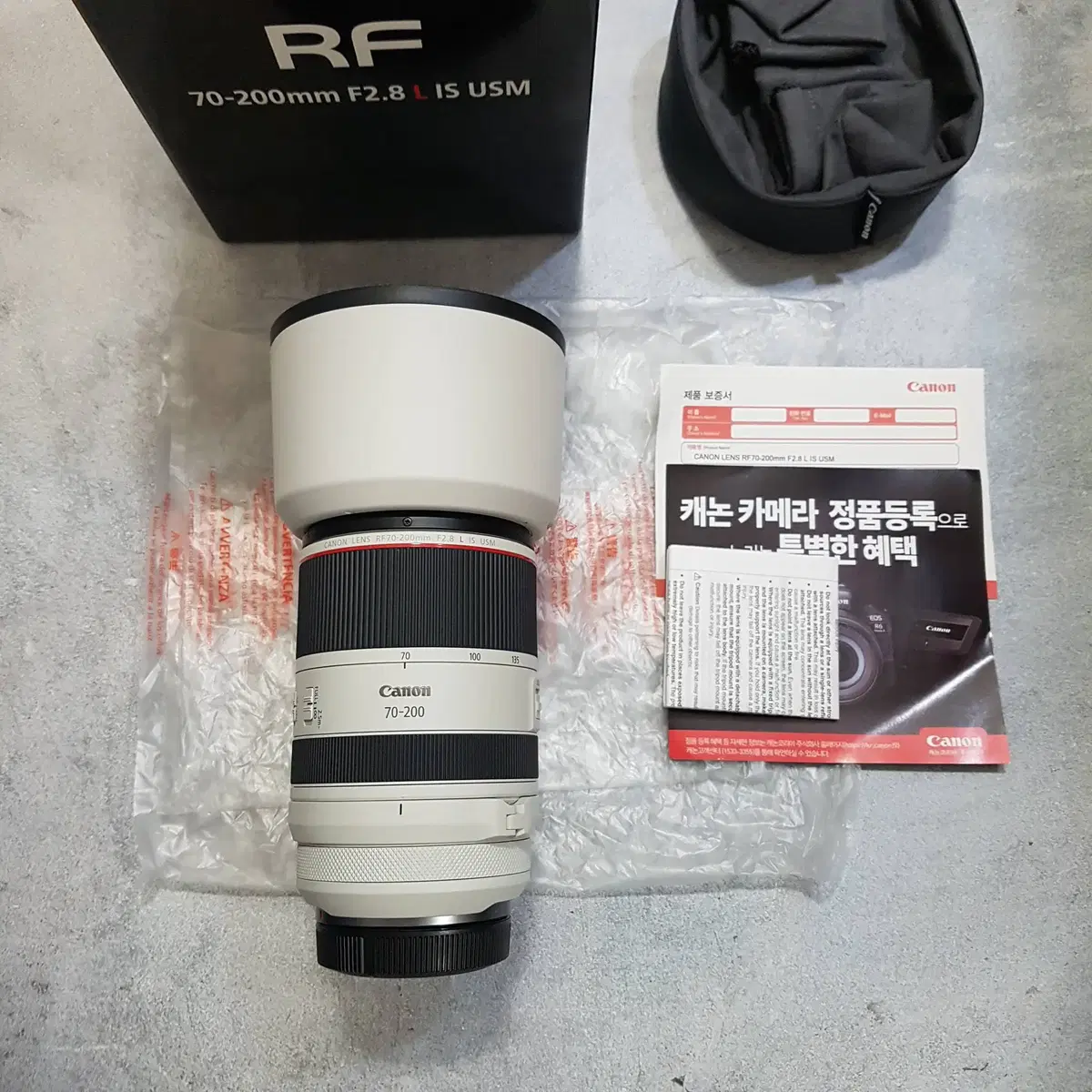 캐논 CANON 정품 RF 70-200 F2.8 알아빠 보증25.9 깨끗