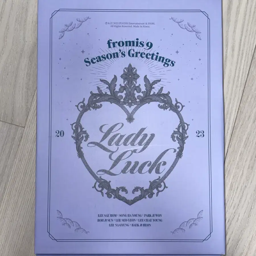 2023 프로미스나인 시즌그리팅 lady luck