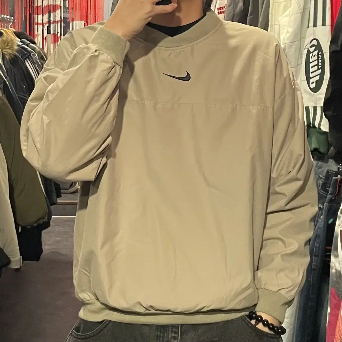 [IM] nike 나이키 베이지 웜업