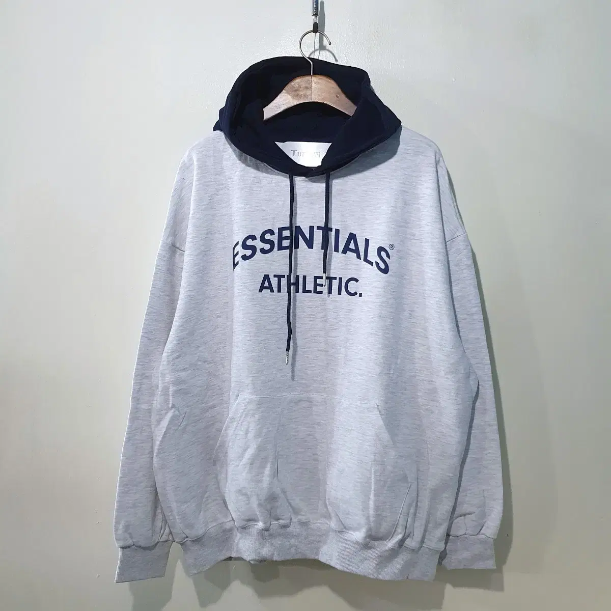 SS신상) 에센셜 A 배색 후드티 4color M~4XL (세트가능)