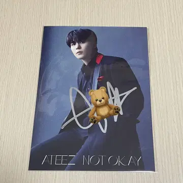 ATEEZ 이종호 NOTOKAY 친필 사인 친필 사인