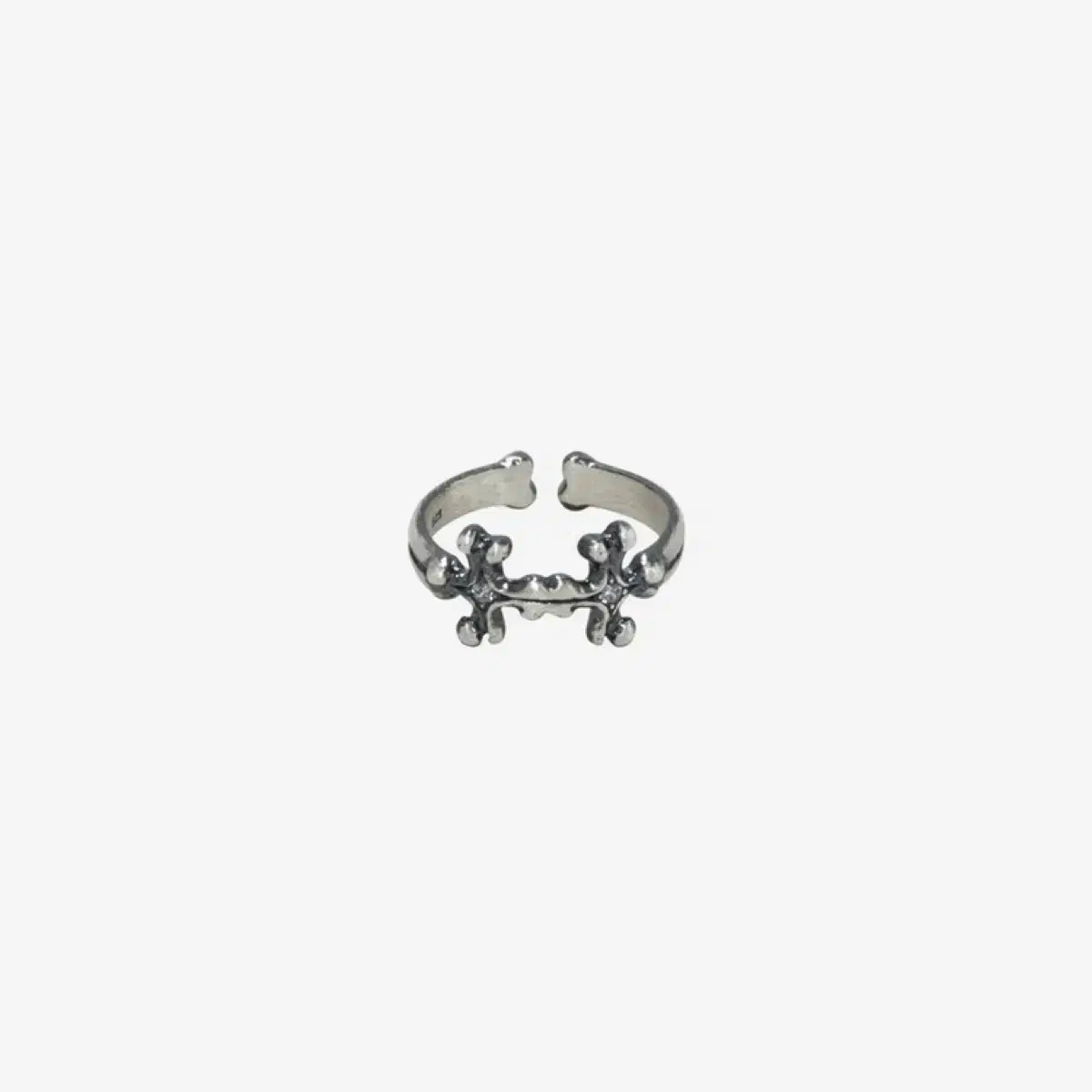 폴리테루 silver ring 002 - cross bone 17호