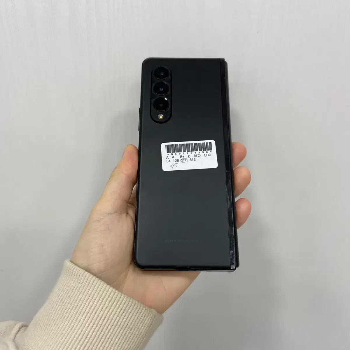 갤럭시Z폴드3 블랙 256GB 부산 중고폰 팝니다 64896