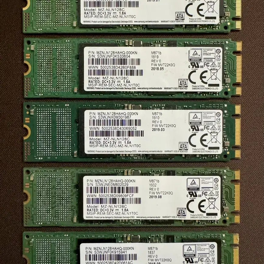 삼성 M.2 SATA M871 128GB 판매해요