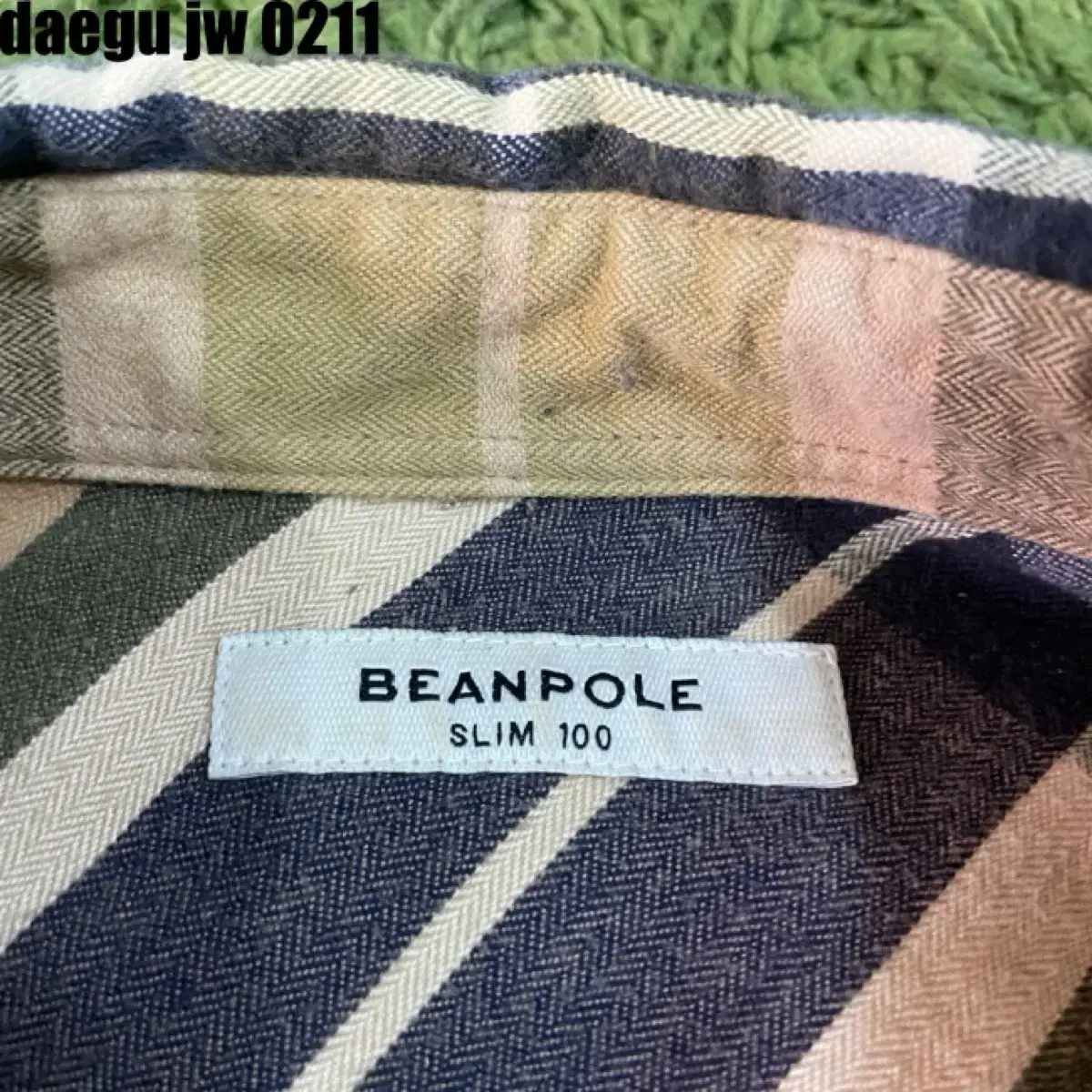 BEANPOLE 체크 셔츠 90-95