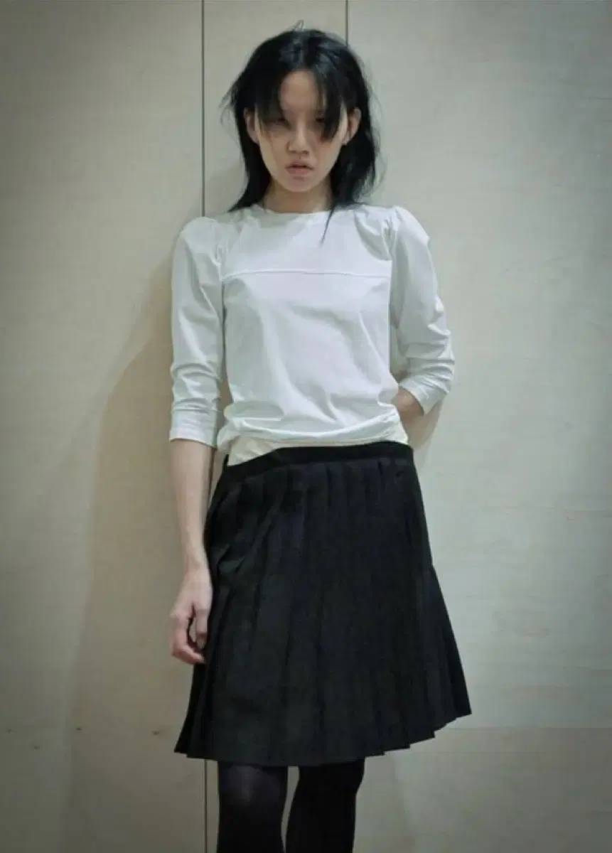 Eont's 에옹쓰 garden twofold pleats skirt