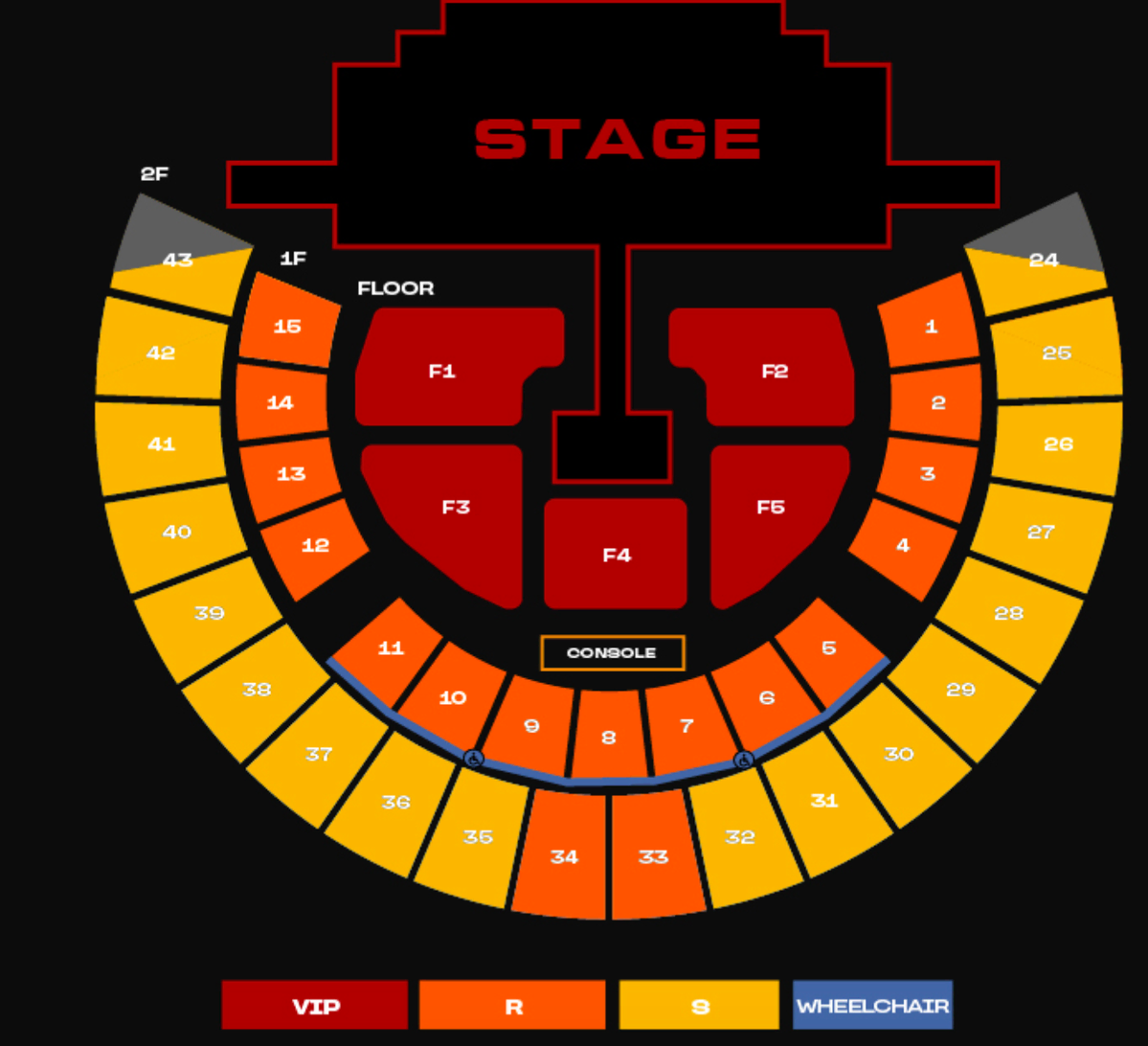 2ne1 콘서트 막콘4/13 s석 32구역 양도합니다!