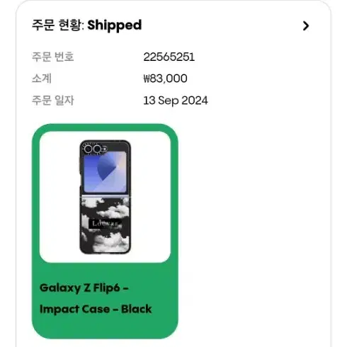 CASETIFY 갤럭시 Z Flip6 폰케이스 판매합니다