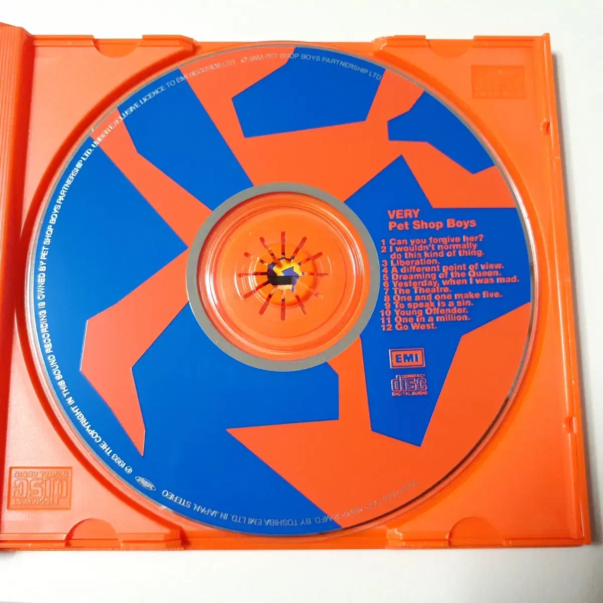 PET SHOP BOYS - VERY 한정반 일본 CD