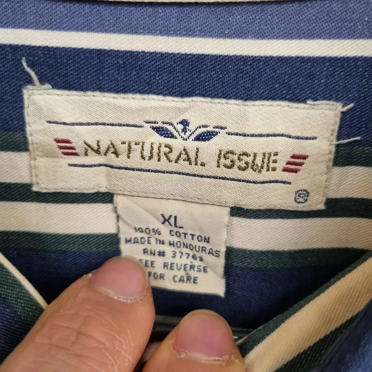 [105/XL] NATURAL ISSUE 네이티브 패턴 셔츠