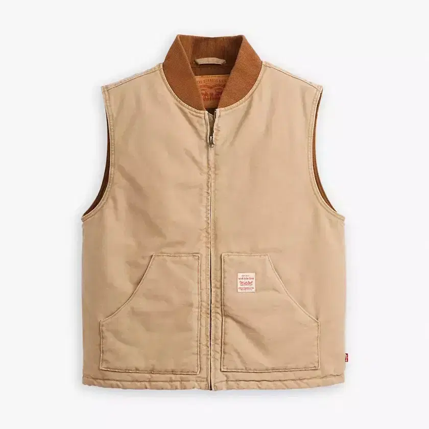 리바이스 sansome vest s사이즈 tan색