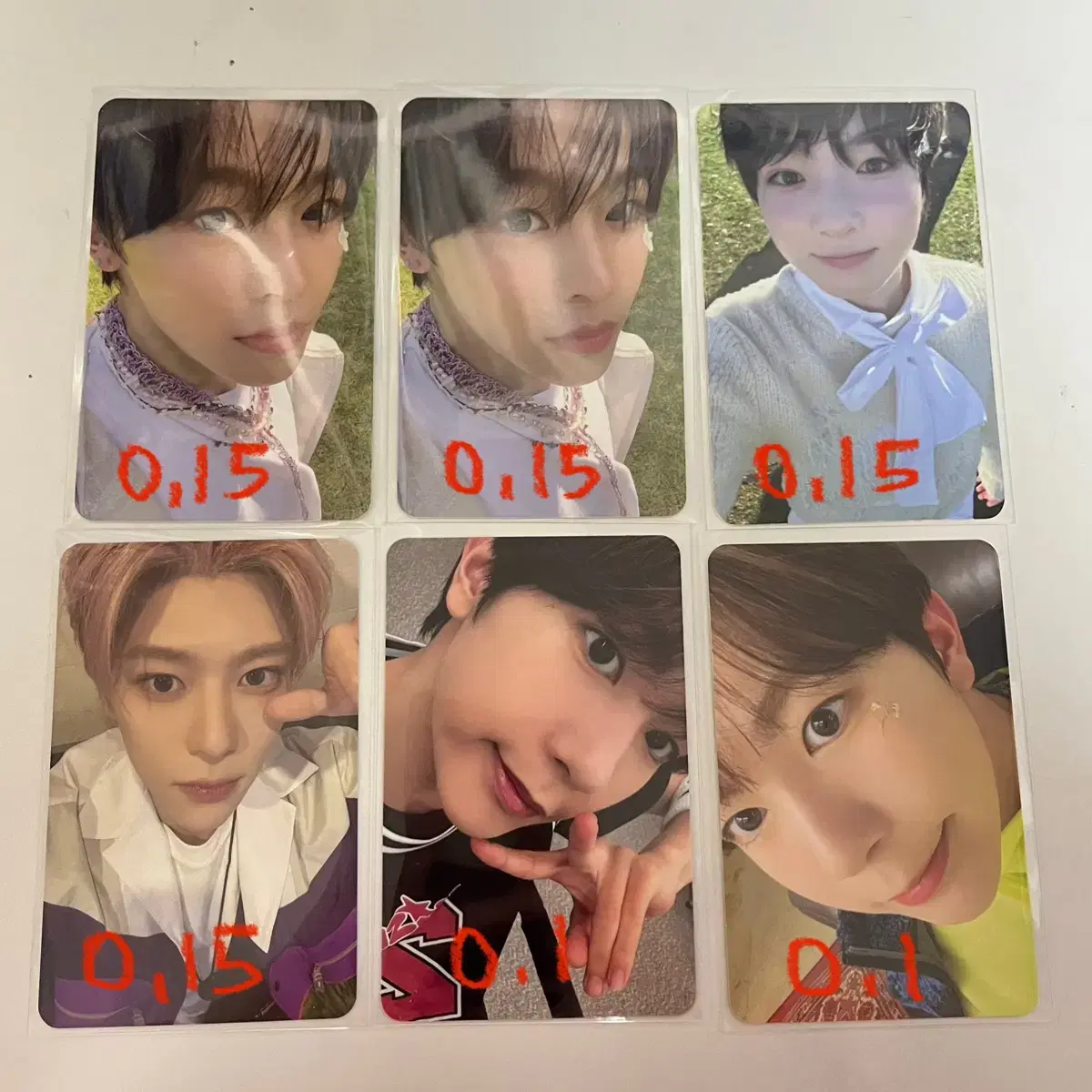 NCT wish riku SAKUYA sion RYO photocard WTS