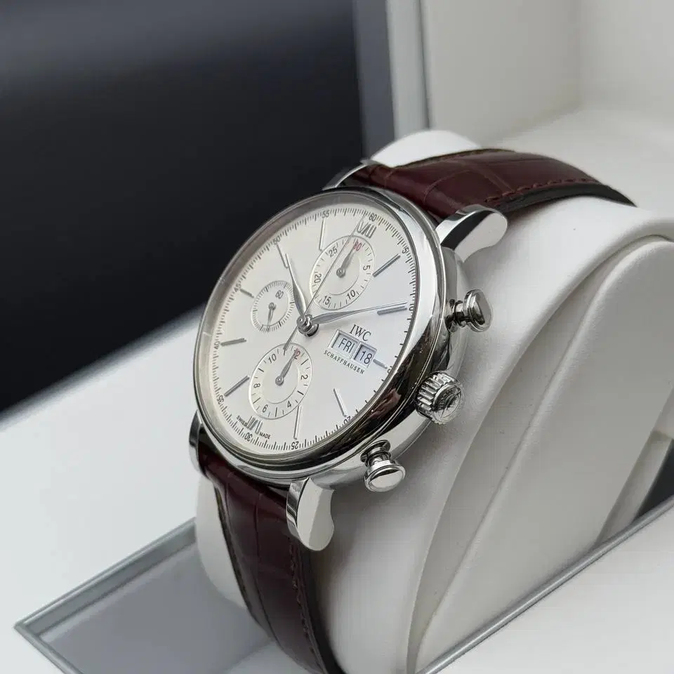 IWC 포르토피노 크로노그래프 42-IW391007 실버 바