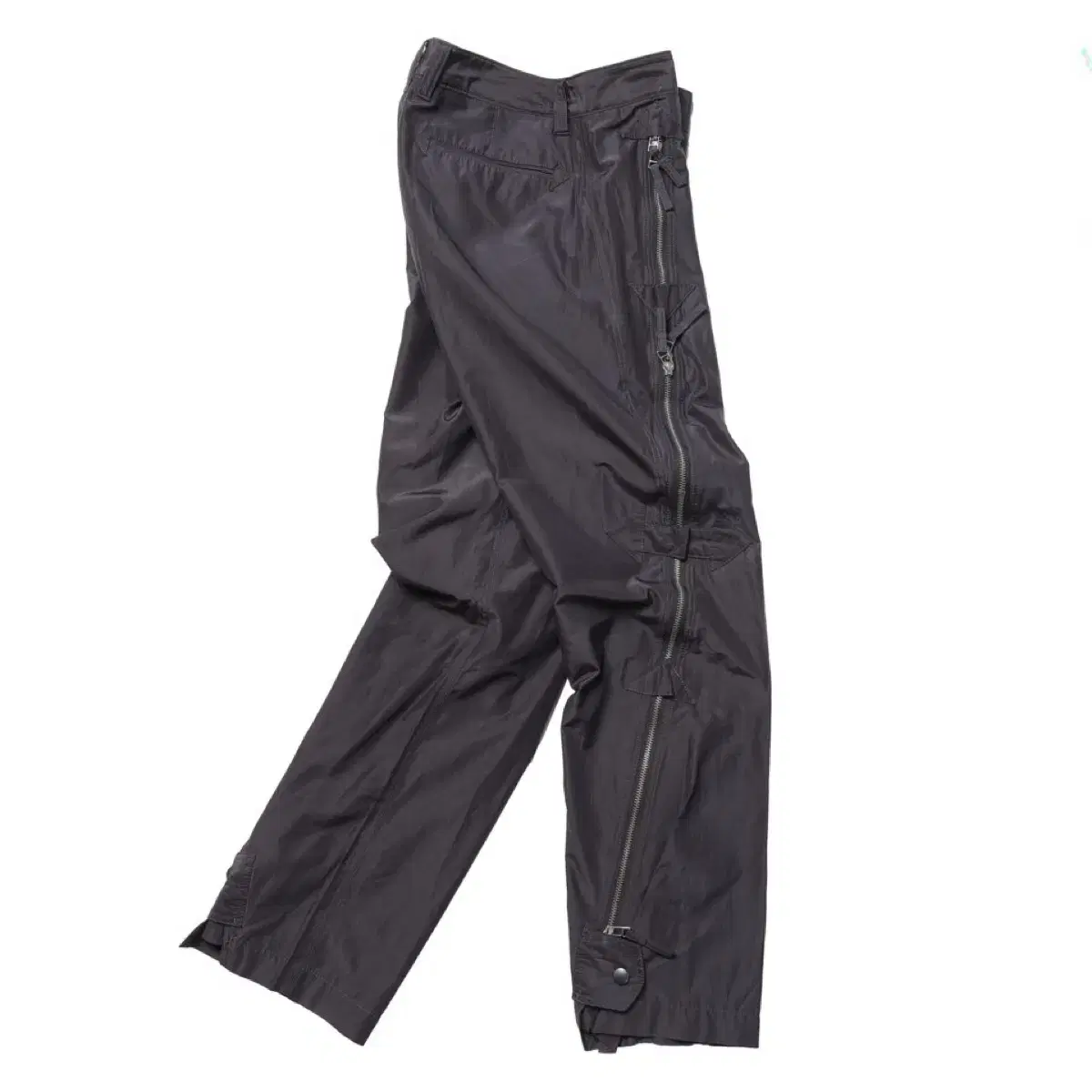 이세이미야케 Zip Detailed Nylon Pants