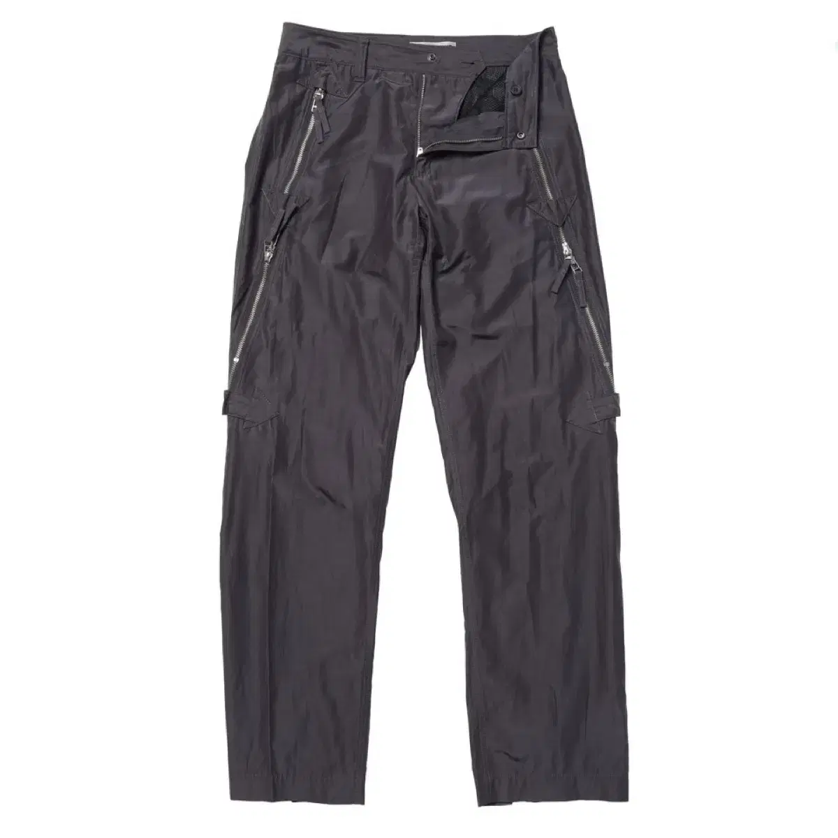 이세이미야케 Zip Detailed Nylon Pants