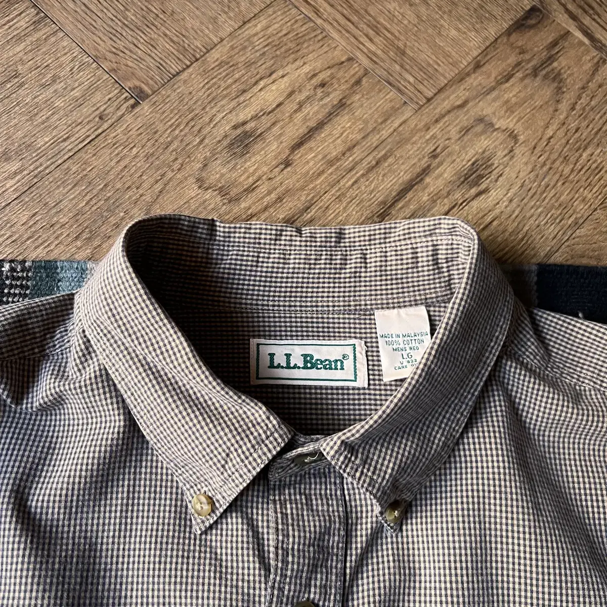 [L]L.L.Bean USA 엘엘빈 깅엄체크 셔츠