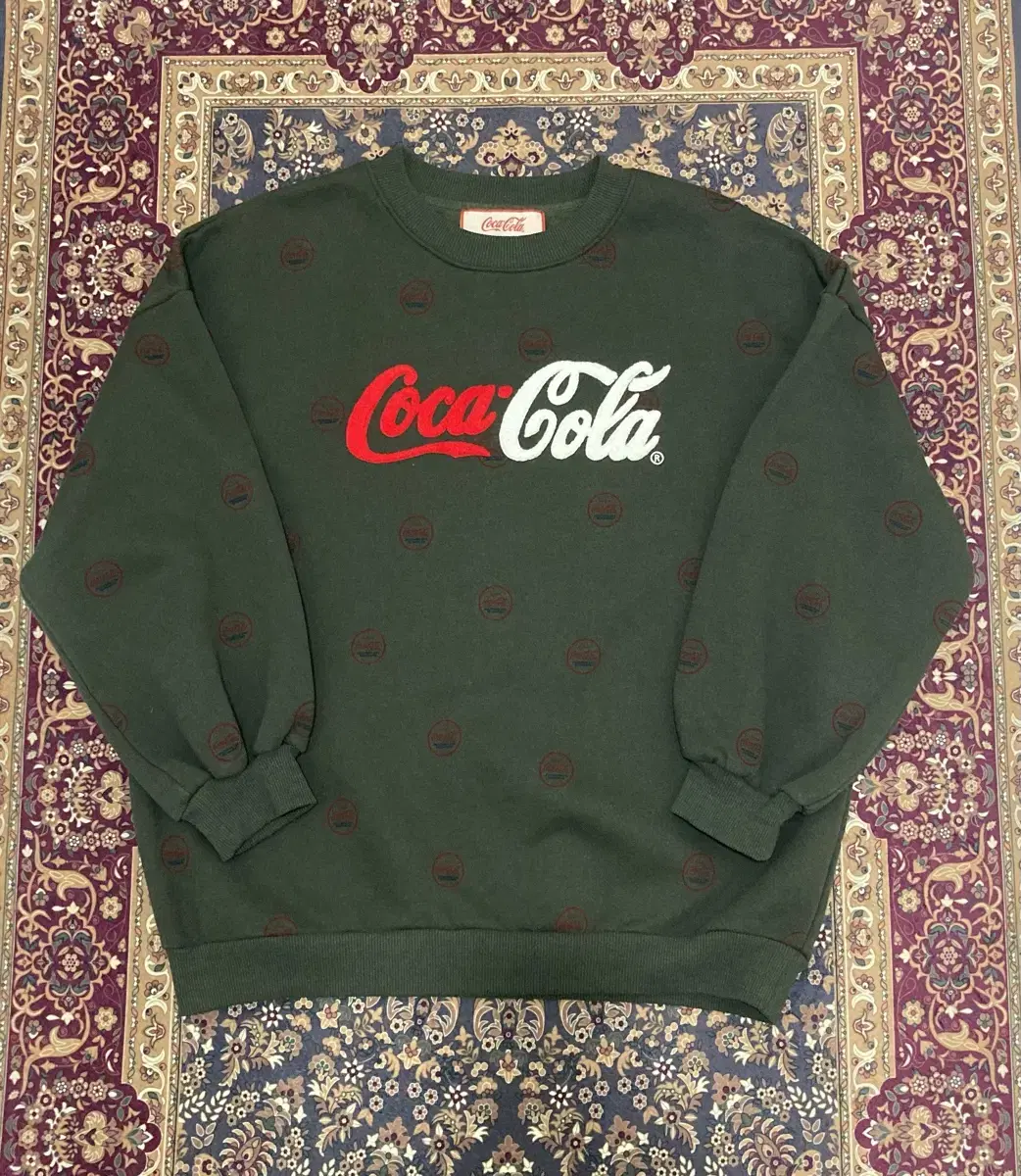 (빈티지)30%SALE coca cola x CHINSTUDIO 스웻셔츠