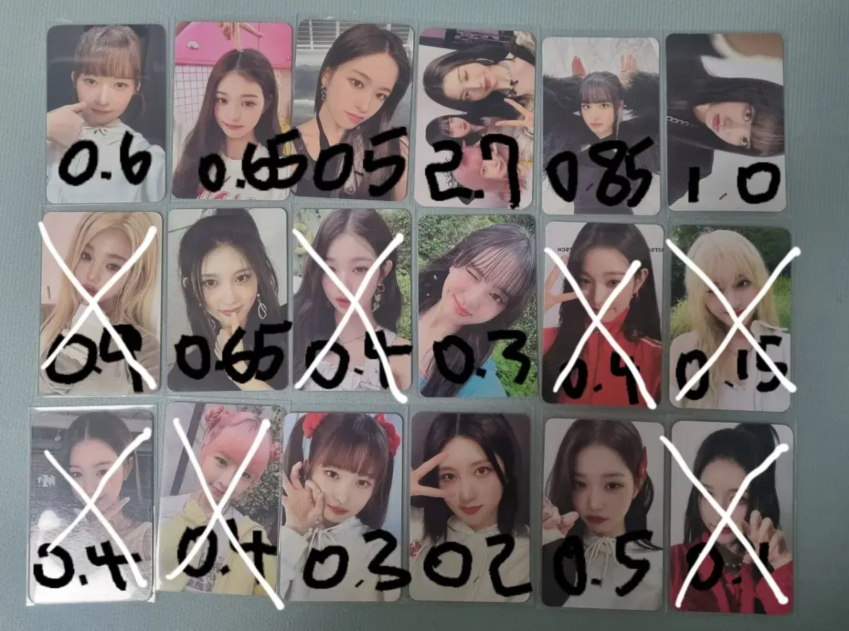 ive photocard WTS Yujin Gaeul Lay One Young Liz Lee Seo