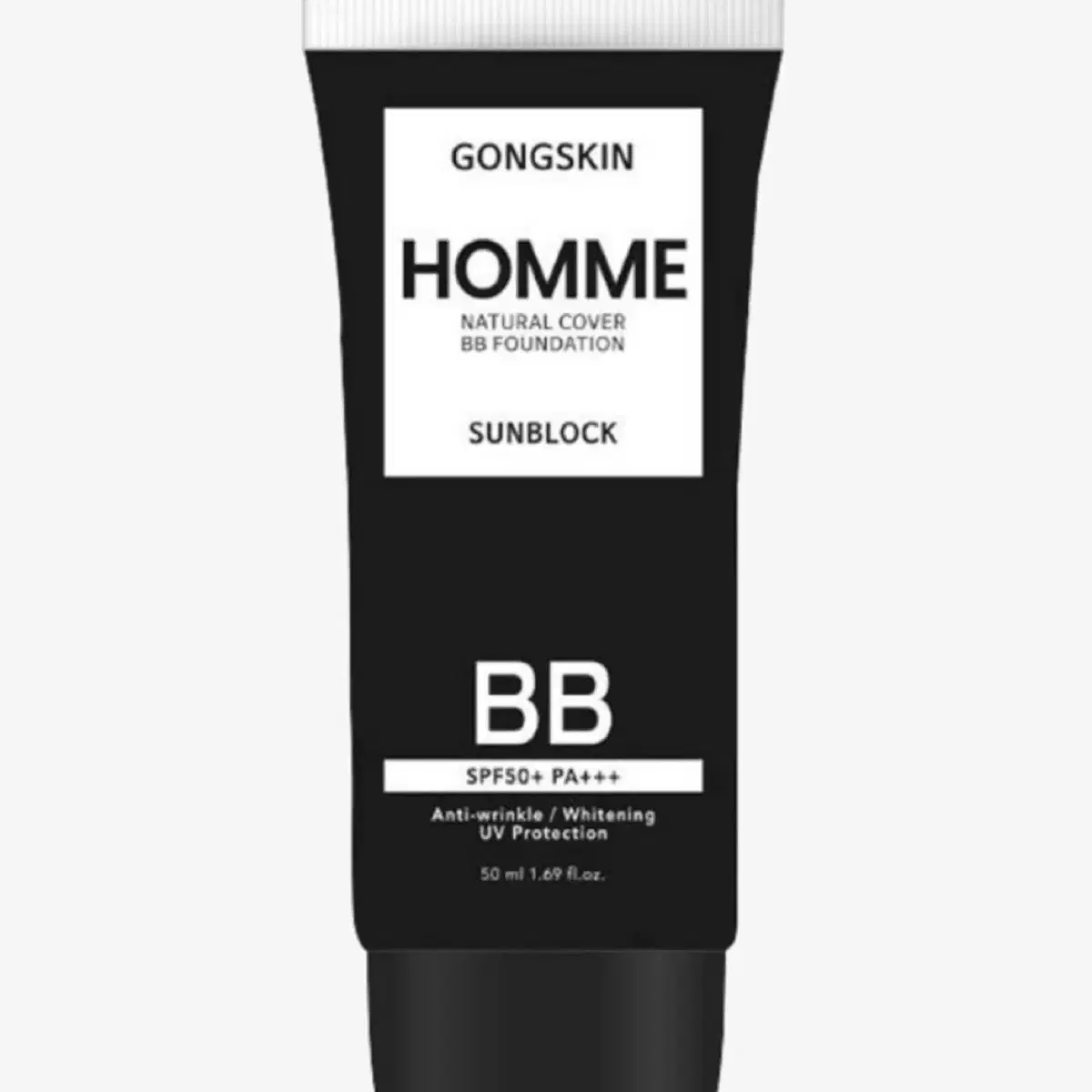 (미개봉 새제품)공스킨 옴므 남성용 BB 선블록 50ml 선크림