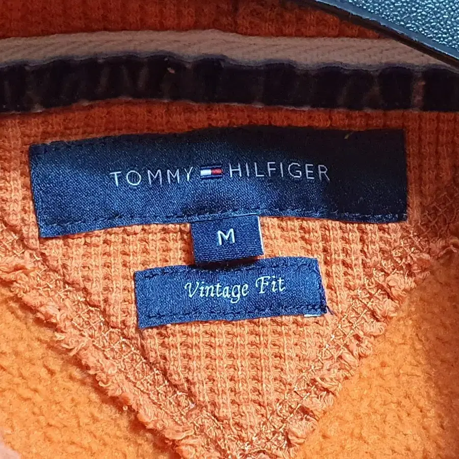 TOMMY HILFIGER 타미 힐피거 남녀공용 안감기모 후드티